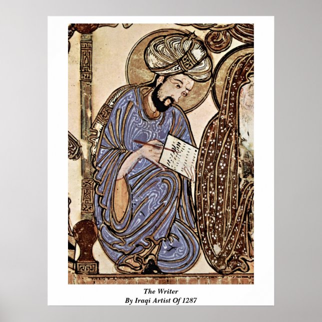 Den irakiska konstnärens författare från 1287 poster (Framsidan)