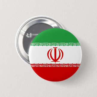 Den Iran flagga knäppas Knapp