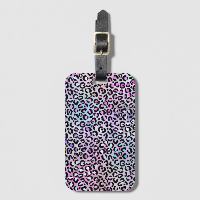 Den iriserande leopardserien Design 12 Bagagebricka (Framsida vertikal)