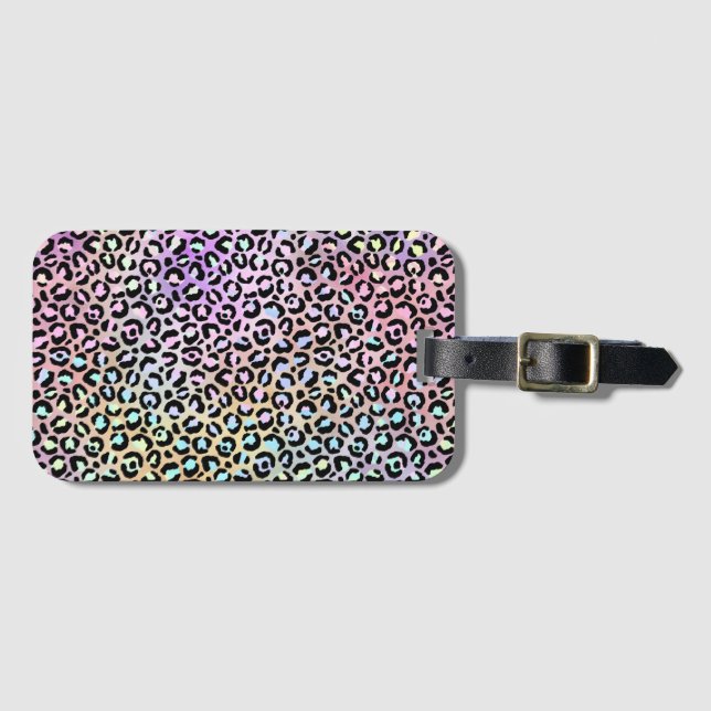 Den iriserande leopardserien Design 6 Bagagebricka (Framsida horisontal)