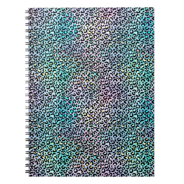 Den iriserande leopardserien Design 8 Anteckningsbok (Framsidan)