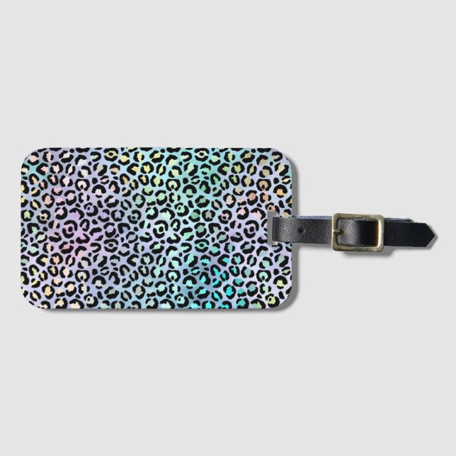 Den iriserande leopardserien Design 8 Bagagebricka (Framsida horisontal)