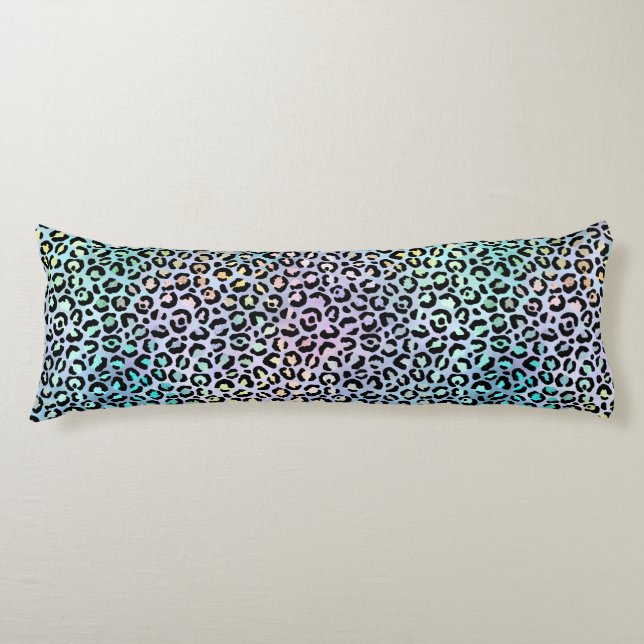 Den iriserande leopardserien Design 8 Kroppskudde (Framsidan)