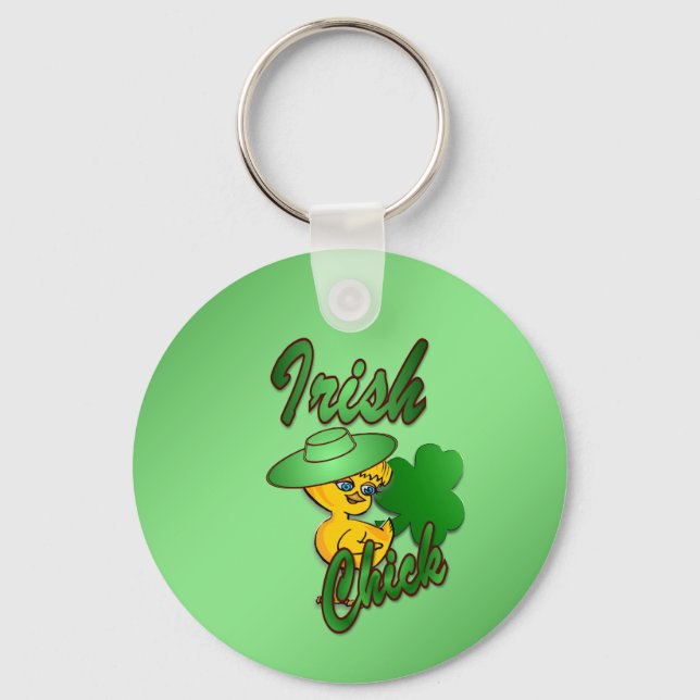 Den irländska Chicken i Grönt Nyckelring (Framsida)