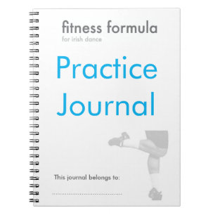 Den irländska dansen övar journalen anteckningsbok