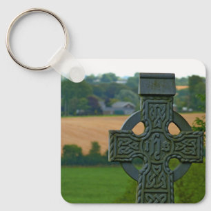 Den irländska landsbygden Celtic Stone kor, Irland Nyckelring