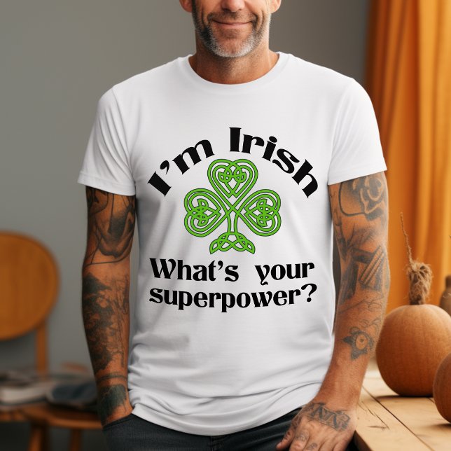 Den irländska supermakten, fjol St. Patrick's Day Tee Shirt (Skapare uppladdad)