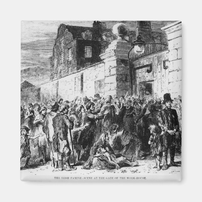 Den irländska svälten magnet (Framsidan)