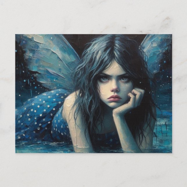 Den irriterade hålen vykort (Framsida)