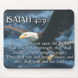 Den ISAIAH 40:31 monterar upp med vingar som ÖRNA Musmatta