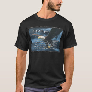 Den ISAIAH 40:31 monterar upp med vingar som ÖRNA Tee Shirt