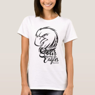 Den Isaiah 40:31 - soar på lika örnar för vinga T Shirt