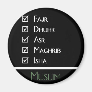 Den islamiska bönen - 5 tider om dagen - Muslim Magnet