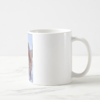 Den isländska hästen driver kaffemugg