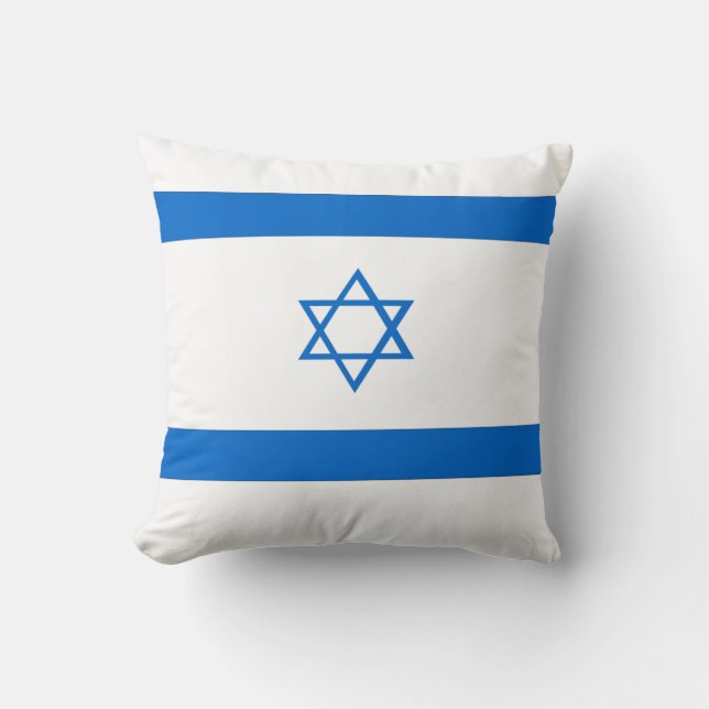 Den Israel flagga kudder Kudde (Framsida)