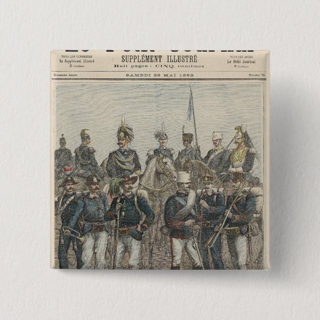 Den italienska armén knapp (Framsida)