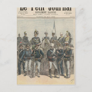 Den italienska armén vykort