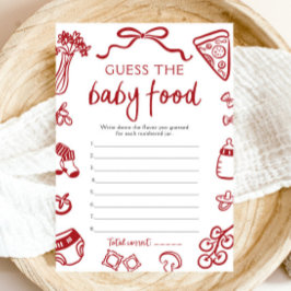 Den italienska babyskusen i hand plockade antar Ba Inbjudningar