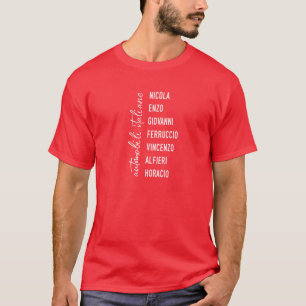 Den italienska bilen strandar skjortan tee shirt