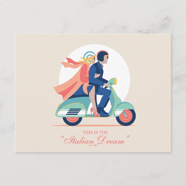 Den italienska drömmen - The White Lotus Vykort (Framsida)