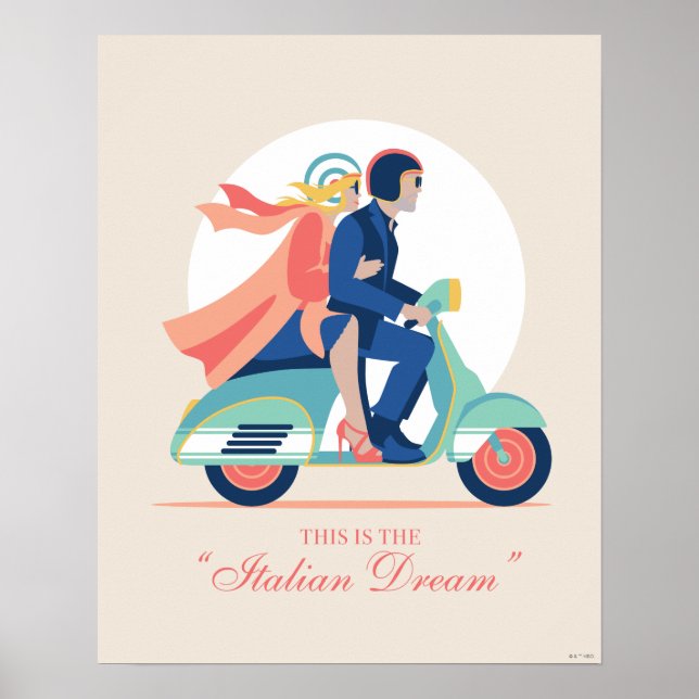 Den italienska drömmen - vitboken poster (Framsidan)