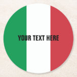 Den italienska flagga av drinken för underlägg papper rund<br><div class="desc">Den italienska flagga av drinken för papp för trämassa för italienflaggapapper underlägg. Tillgängligt i olikt formar likt kvadrerar, hjärta, eller rundan formar. Underbaren för puben, cafen som är resaurant, festar, hem-, kontoret och annat ställen. Den Personalizable tillbehören för politiskt parti, politik, fläktar, länder, bröllop, födelsedagen, affären, eurosceptics, protest, pro eller...</div>