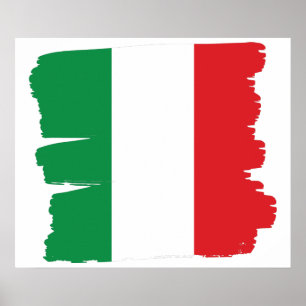 Den italienska Flagga Italien Poster