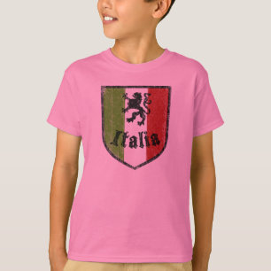 Den italienska flaggavapenskölden lurar T-tröja Tee