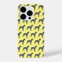 Den italienska Gulten Greyhound Hund Silhouet Grid