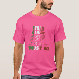 Den italienska handgest capisci - Italien T Shirt