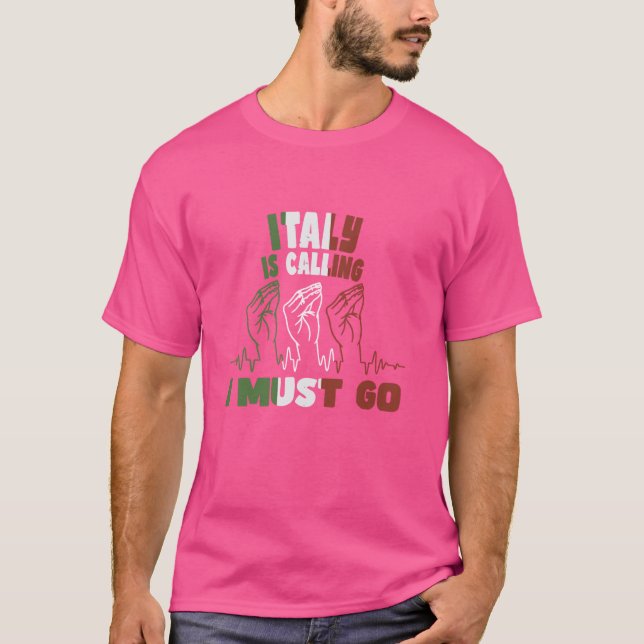 Den italienska handgest capisci - Italien T Shirt (Framsida)
