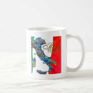 Den italienska "kängan ", kaffemugg