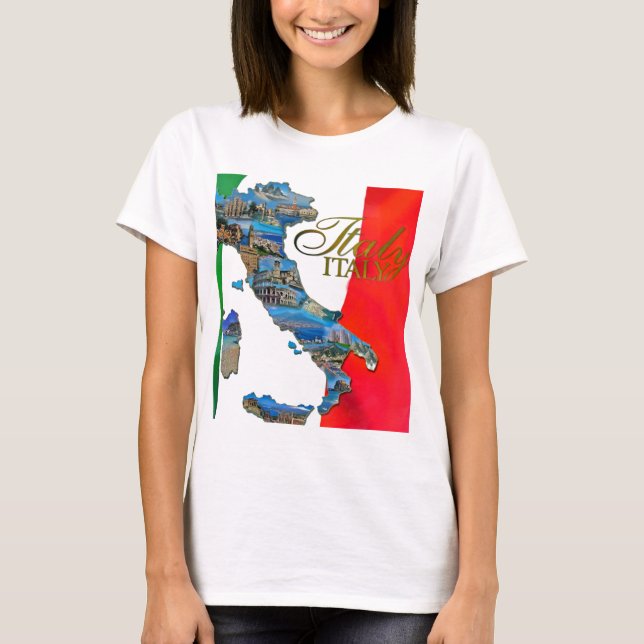 Den italienska "kängan ", tee (Framsida)
