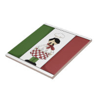 Den italienska kocken #2 med flagga belägger med