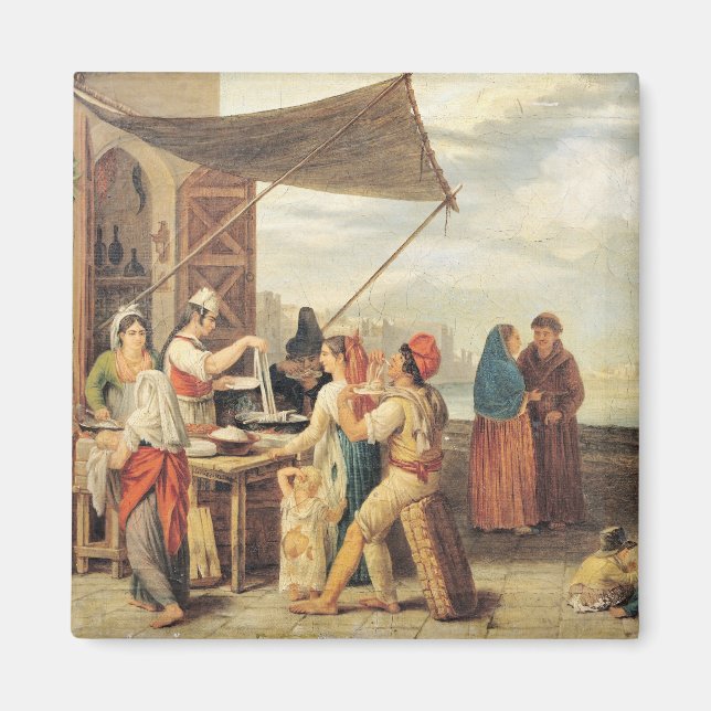 Den italienska marknaden magnet (Framsidan)