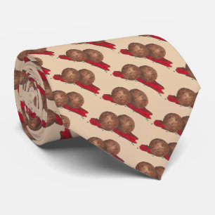 Den italienska matbalen Meatbullarna Marinara Tie Slips