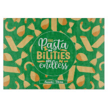 Den italienska matofferten Retro Pasta Mönster