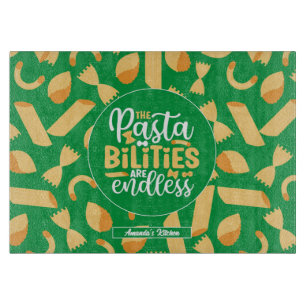 Den italienska matofferten Retro Pasta Mönster