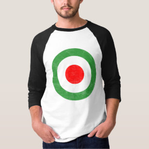 Den italienska modet uppsätta som mål t shirt