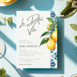 Den italienska Möhippan La Dolce Vita Positano Inbjudningar<br><div class="desc">La Dolce Vita Positano Italienska Inbjudningskort för möhippan</div>