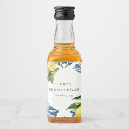 Den italienska Möhippan Lemon Citrus Positano Spritflaskor Etikett