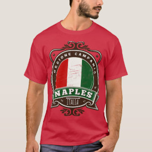 Den italienska regionen Neapel Italia Retro T Shirt