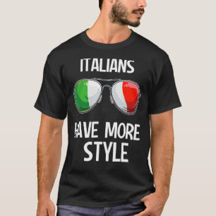 Den italienska Roligten Italien Slang Italia Pun I T Shirt
