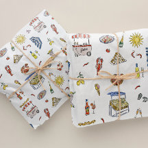 Den italienska sommaren Doodle i Medelhavet