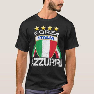 Den italienska symbolen för den italienska fotboll t shirt