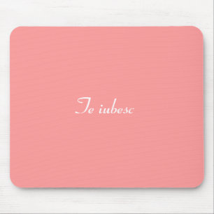 Den iubesc mousepad (romanian I kärlek du) Musmatta