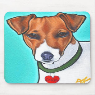 Den jackRussell musen vadderar Musmatta