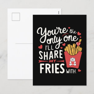 Den jag ska min färja med fina Valentineser Helg Vykort
