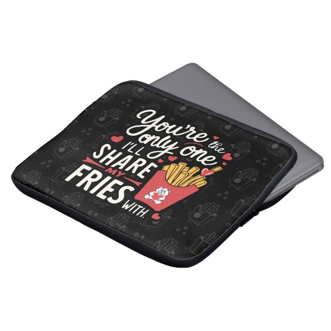 Den jag ska  min färja med fina Valentineser Laptop Fodral (Framsida topp)