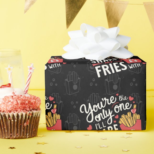 Den jag ska  min färja med fina Valentineser Presentpapper (Födelsedagsfest)